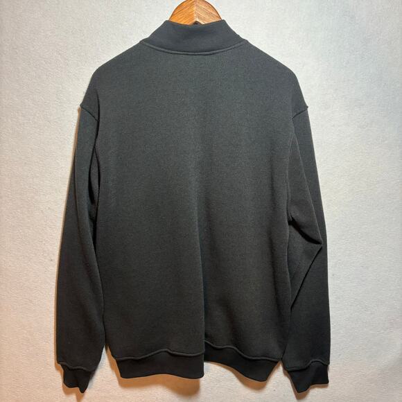 Woolrich Jacket Hanover Full Zip Mens XL Fleece Chest Pockes 8856 Charcoal Gray - Picture 3 of 7